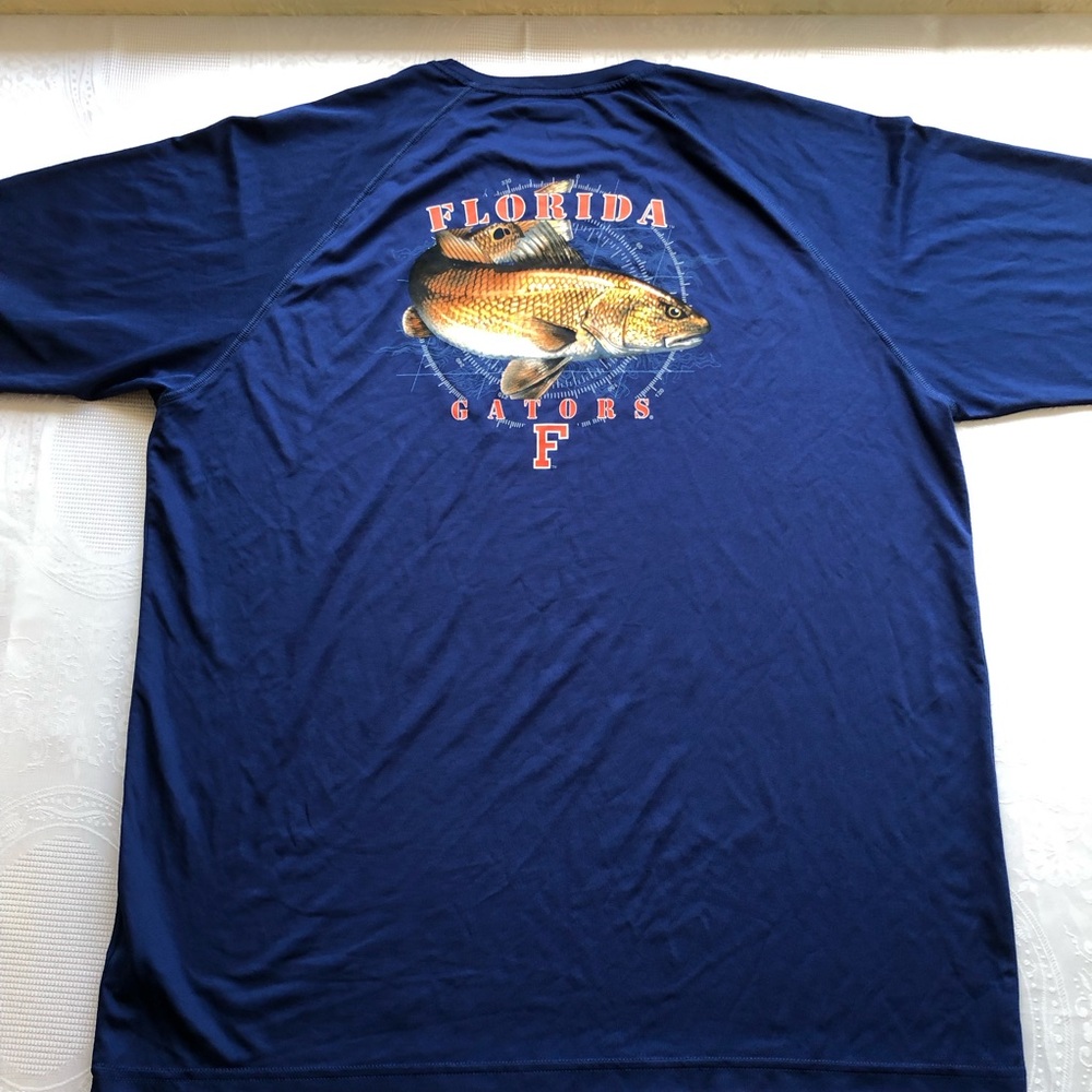 Columbia PFG Florida Gators Dri-Fit Navy Blue Shir Men’s Size XL Omni-Shade Tee